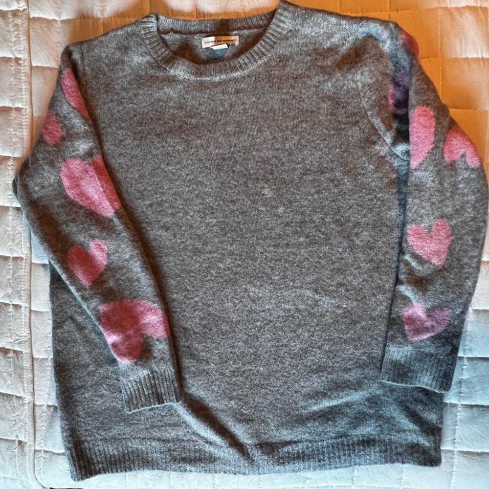 Wear your heart on your sleeve sweater